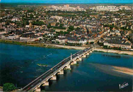 41 - Blois - Vue Aérienne De La Ville - Le Pont Sur La Loire Et La Place De La Résistance - A Gauche L'église Saint-Nico - Blois