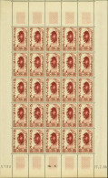 Tunisie 1950 - Colonie Française - Timbres Neufs. Yver Nr.: 346. Feuille De 50 Avec Coin Date: 17/7/50... (EB) AR-02713 - Ongebruikt