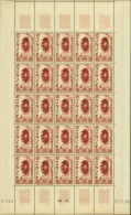 Tunisie 1950 - Colonie Française - Timbres Neufs. Yver Nr.: 346. Feuille De 50 Avec Coin Date: 17/7/50... (EB) AR-02713 - Nuovi