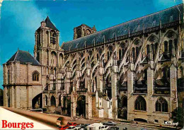 18 - Bourges - La Cathédrale Saint Etienne - Automobiles - CPM - Voir Scans Recto-Verso - Bourges