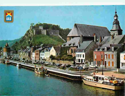 08 - Givet - Le Fort De Charlemont - Bords De Meuse Avec L'Eglise St. Hilaire Et La Tour Victoire - Automobiles - Bateau - Givet