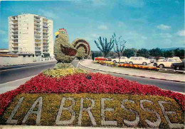 01 - Bourg En Bresse - Le Coq Fleuri - Automobiles - Fleurs - Carte Neuve - CPM - Voir Scans Recto-Verso  - Sonstige & Ohne Zuordnung