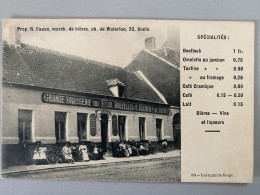 UCCLE  Grande Brasserie Du Vieux Bruxelles, Ch De Waterloo 33 ,Très Rare Carte Postale De Uccle - Ukkel - Uccle