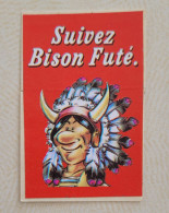 Autocollant Vintage Bison Futé - Indien - Stickers