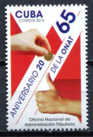 Cuba 2015 / 20 Years Taxes National Agency MNH 20 Años Oficina Nacional Tributos / Hj02  36-7 - Unused Stamps