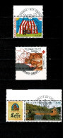 2002 3071 3072 3073 Postfris Met 1édag Stempel : HEEL MOOI ! MNH Avec Cachet 1er Jour " Europa Croix Rouge Leffe - Unused Stamps