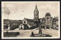 AK Eisenach, Carlsplatz Mit Nicolaikirche, Lutherdenkmal Und Ärztedenkmal  - Eisenach