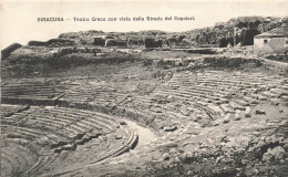 ITALIE - Siracusa - Teatro Greco Con Vista Della Strada Dei Sepolcri - Carte Postale Ancienne - Siracusa