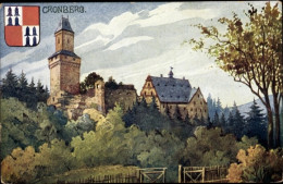 Artiste CPA Rothgeb, Gg., Kronberg Im Taunus Hessen, Schloss, Blason - Other & Unclassified