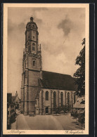 AK Nördlingen, An Der St. Georgskirche  - Noerdlingen