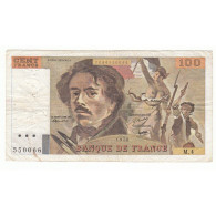 100 FRANCS DELACROIX 1978 TB+ Fayette 69.1c - 100 F 1978-1995 ''Delacroix''