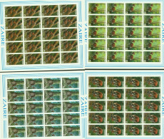 Congo (Zaire) 1984 - Timbres Neufs. COB Nr.: 1253/1256. Feuille De 20. Theme: WWF, OKAPIS.......  (EB) AR-02714 - Ongebruikt