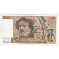 100 FRANCS DELACROIX 1978 TB Fayette 69.1d - 100 F 1978-1995 ''Delacroix''