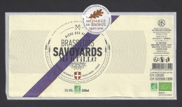 Etiquette De Bière Myrtille   -  Brasserie Savoyards  à  Alby Sur Chéran   (74) - Birra