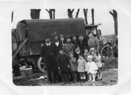 Photo Vintage Paris Snap Shop-famille Family Camion Truck - Trains