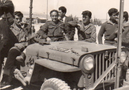 Photo Vintage Paris Snap Shop- Homme Men Jeep Israël - Automobiles