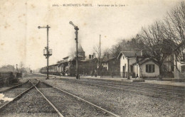 France > [68] Haut-Rhin > Montreux-Vieux - Intérieur De La Gare - Train - 15118 - Other & Unclassified