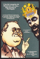 CPM Portugal Don Carlos Royalty Par Jihel Tirage 30 Ex Numérotés Signés Satirique Mesureur Maçonnique - Autres & Non Classés