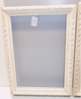 -CADRE BOIS LOUIS XVI XVIIIe Peint BLANC Jus Grenier Pour Tableau Photo Déco     E - Other & Unclassified