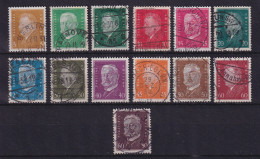 Dt. Reich 1928 Reichspräsidenten Mi.-Nr. 410-422 Schön Gestempelt - Used Stamps