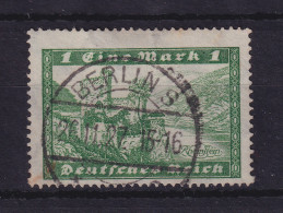 Dt. Reich 1924 Bauwerke 1 Mark  Mi.-Nr. 364Y  O BERLIN - Usati