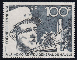 Polynésie Poste Aérienne N°70 - De Gaulle - Neuf ** Sans Charnière - TB - Ungebraucht