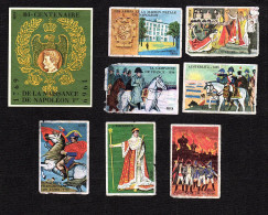 ÉTIQUETTES DE BOITES D'ALLUMETTES  NAPOLÉON - 7 Étiquettes + 1 EPT - Matchbox Labels