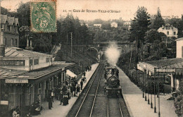 N°2603 W -cpa Gare De Sèvres Ville D'Avray - Stations - Met Treinen