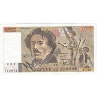 100 FRANCS DELACROIX 1987 SUP+  Fayette 69.11 - 100 F 1978-1995 ''Delacroix''