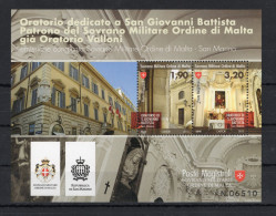 2013 SMOM BF 128 MNH ** Congiunta San Marino, Oratorio Dedicato A San Giovanni Battista Patrono Del SMOM - Sovrano Militare Ordine Di Malta