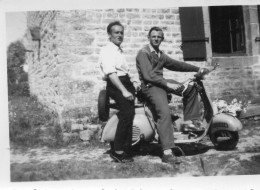 Photo Vintage Paris Snap Shop- Homme Men Vespa Scooter  - Other & Unclassified