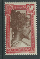 Madagascar N° 289 X Chef Sakalave 1 F. 50 Rouge Et Brun Trace De Charnière,  TB - Nuovi