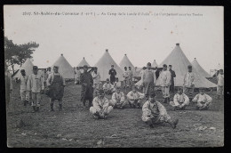 35 - St - Aubin Du Cormier (I.etV.) - Au Camp De La Lande D'Ouée - Le Campement Sous Les Tenier -Militaires - Altri & Non Classificati