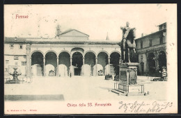Cartolina Firenze, Chiesa Della SS. Annunziata  - Firenze