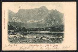 Cartolina Tarvis, Weissenfelser See, Blick Gegen Die Berge  - Autres & Non Classés