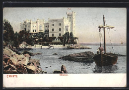 Cartolina Trieste, Castello Miramar  - Trieste