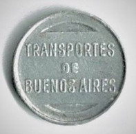 JETON ARGENTINE/ UN VOYAGE EN METRO / BUENOS AIRES / ALU / NON DATE - Otros & Sin Clasificación