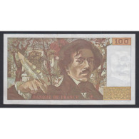 Billet France 100 Francs Delacroix 1978, H.3 228963, AU/UNC, Cote 80 Euros,  Lartdesgents - 100 F 1978-1995 ''Delacroix''