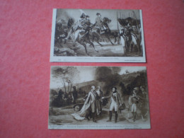 Napoléon Et François II Après Austerlitz & Napoléon à La Bataille De Iéna. Publicité Horsine - People
