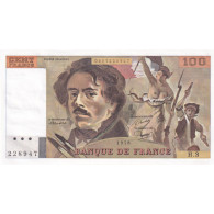 Billet France 100 Francs Delacroix 1978, H.3 228947 UNC, Cote 140 Euros,  Lartdesgents - 100 F 1978-1995 ''Delacroix''