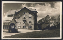 Cartolina Passo Pordoi, Albergo Col Di Lana  - Sonstige & Ohne Zuordnung