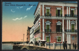 Cartolina Taranto, Corso Vittorio Emanuele IIo., Municipio  - Taranto