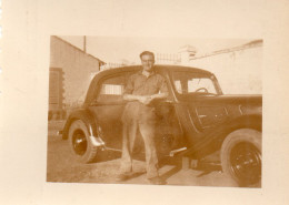 Photo Vintage Paris Snap Shop- Homme Men Mécanicien Voiture Car  - Automobili