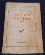 Le Bilan Malétras - Simenon