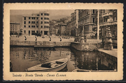 Cartolina Trieste, Ponte Verde, Corso Cavour  - Trieste