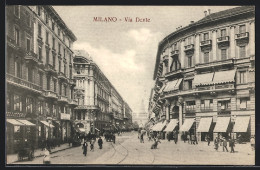 Cartolina Milano, Via Dante  - Milano (Mailand)