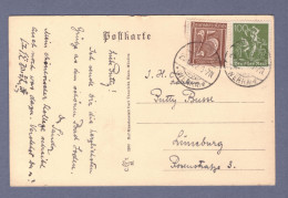 Weimar INFLA Postkarte AK (Bad Sooden A. Werra) 25.6.22 (CG13110-260) - Lettres & Documents