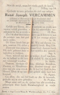 Oorlogsslachtoffer, 1944, Rene Vercammen, Herentals, Mechelen, Luchtbombardement, - Images Religieuses