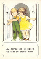 ILLUSTRATEUR - COLETTE ANNOR -ENFANTS - "SEUL L'AMOUR VRAI..." - Other & Unclassified