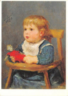 ILLUSTRATEUR - ALBERT ANKER - FILLETTE DANS LA CHAISE D'ENFANT - AIDE SUISSE AUX TUBERCULEUX - Autres & Non Classés